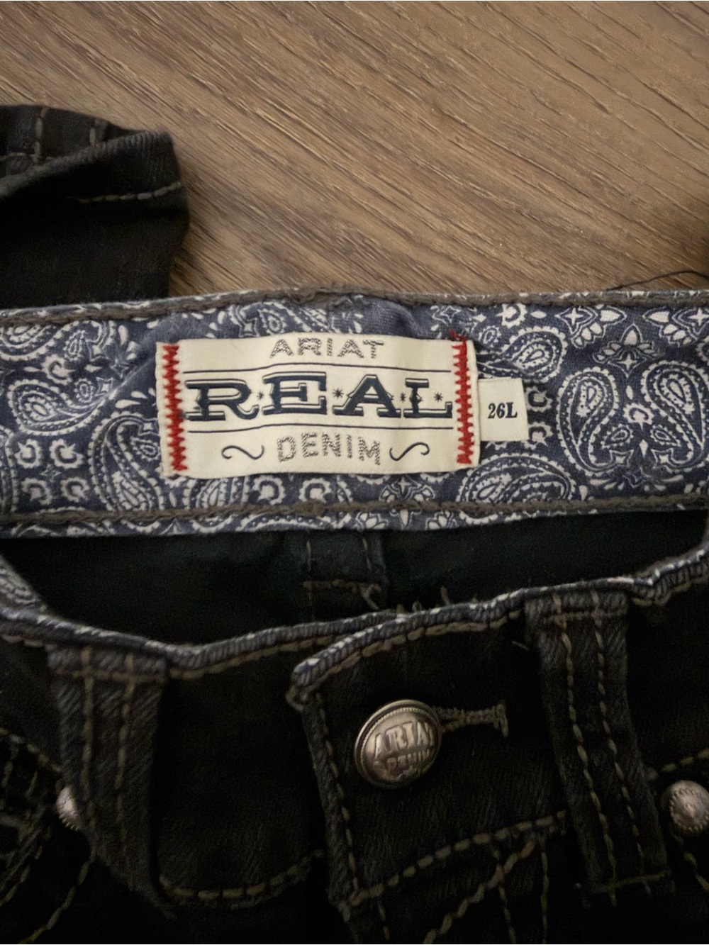 Ariat Low Rise Bootcut Jeans - Picture 6 of 6